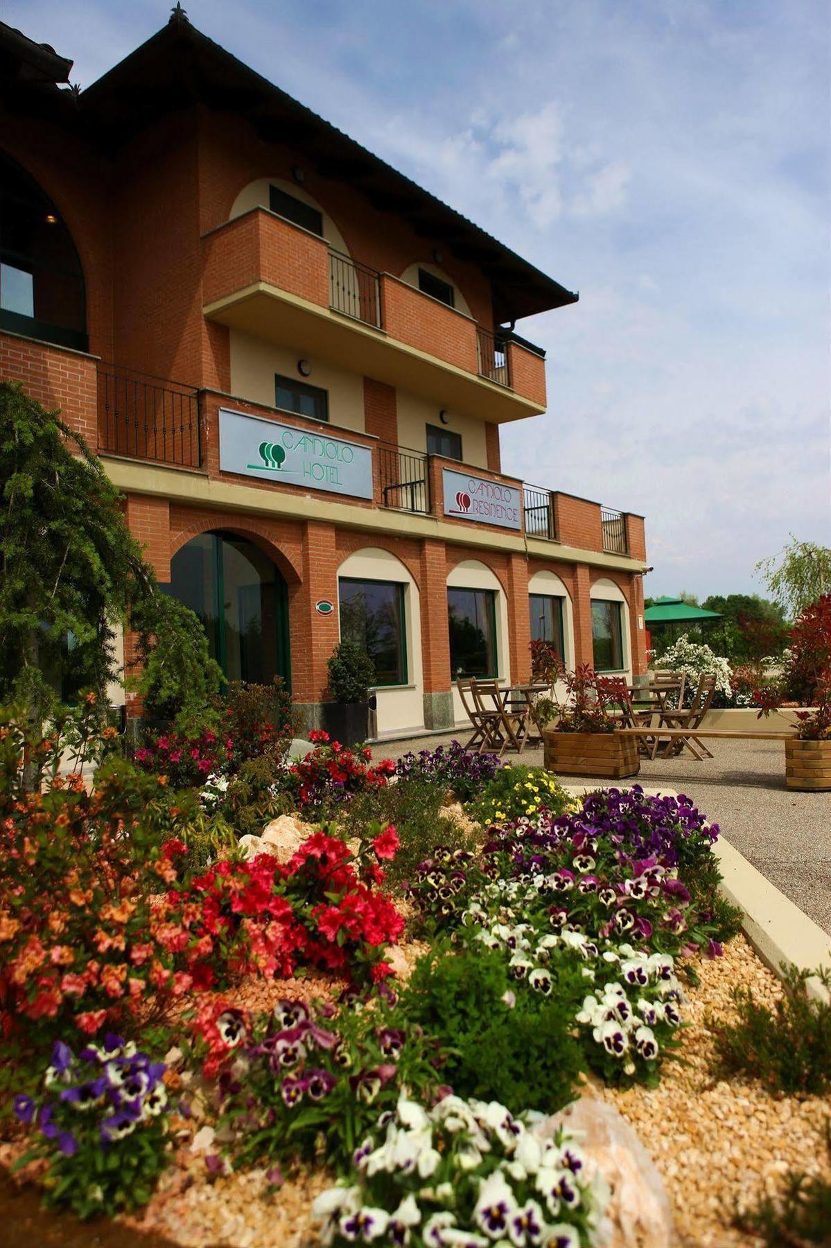 Green Class Hotel Candiolo Exterior foto